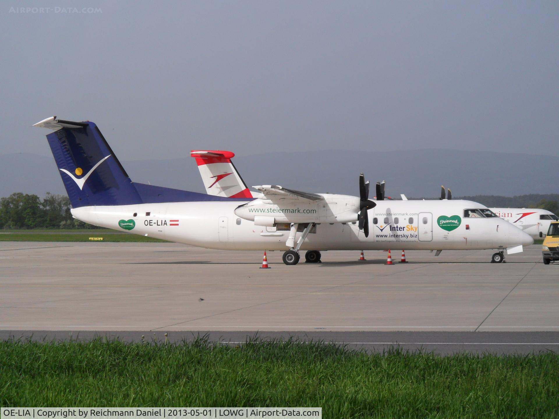 OE-LIA, 1997 De Havilland Canada DHC-8-314 Dash 8 C/N 505, Now without the 