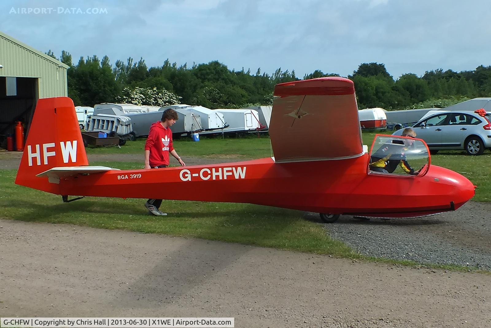 G-CHFW, 1962 Schleicher K-8B C/N 8108, Oxford Gliding Club, Weston on the Green