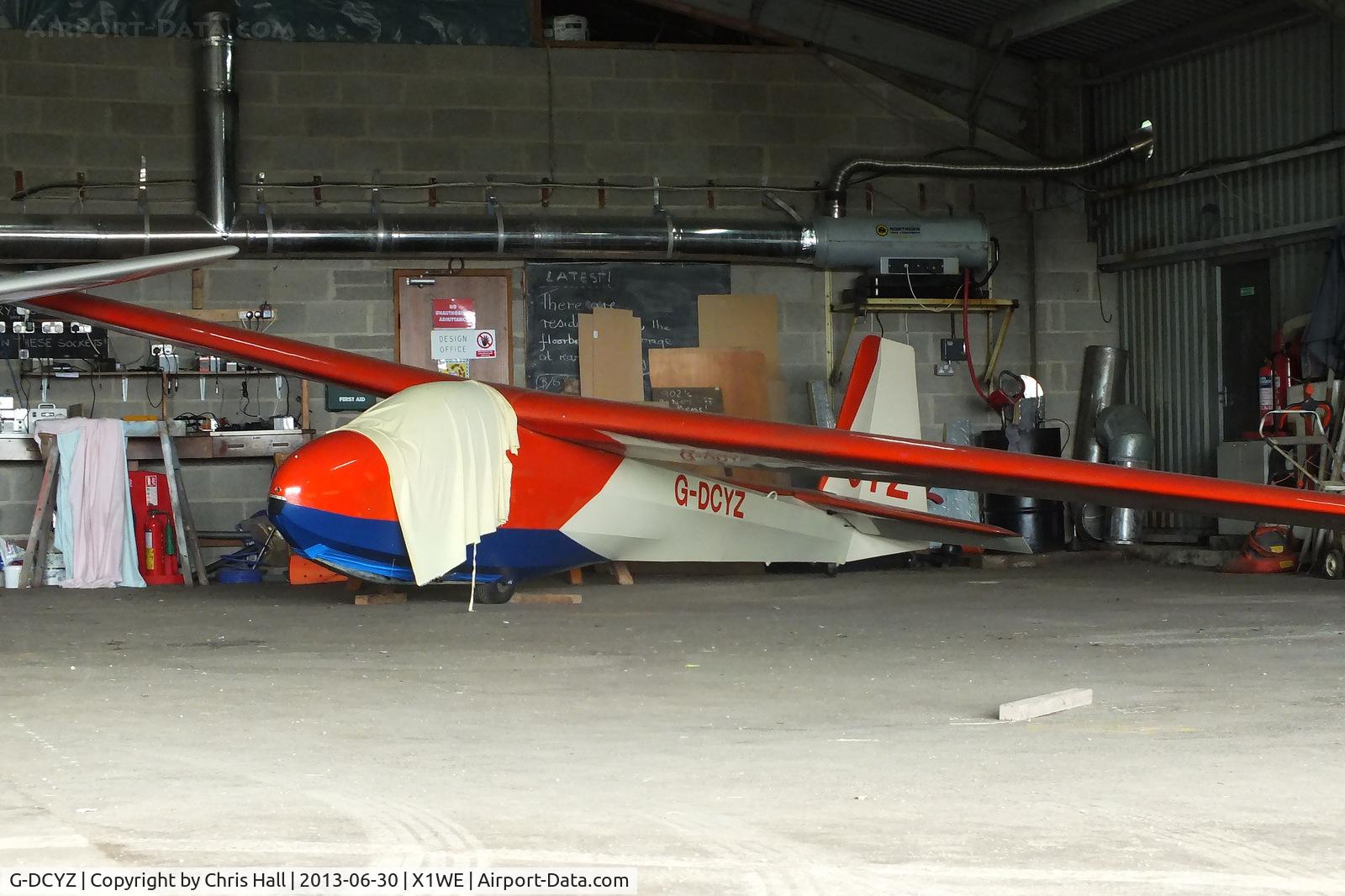 G-DCYZ, 1972 Schleicher K-8B C/N 8882, Oxford Gliding Club, Weston on the Green