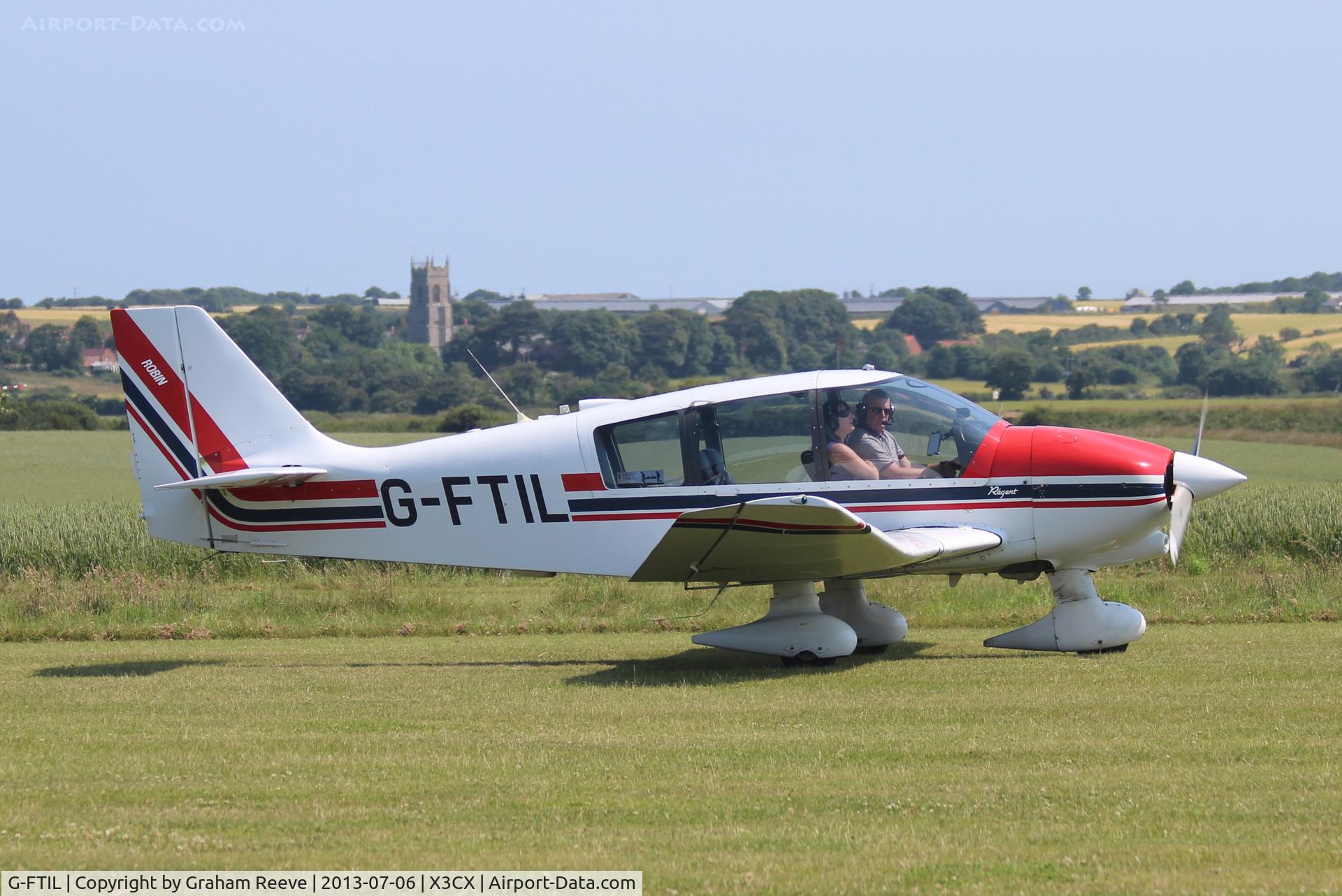 G-FTIL, 1988 Robin DR-400-180 Regent Regent C/N 1825, Just landed.