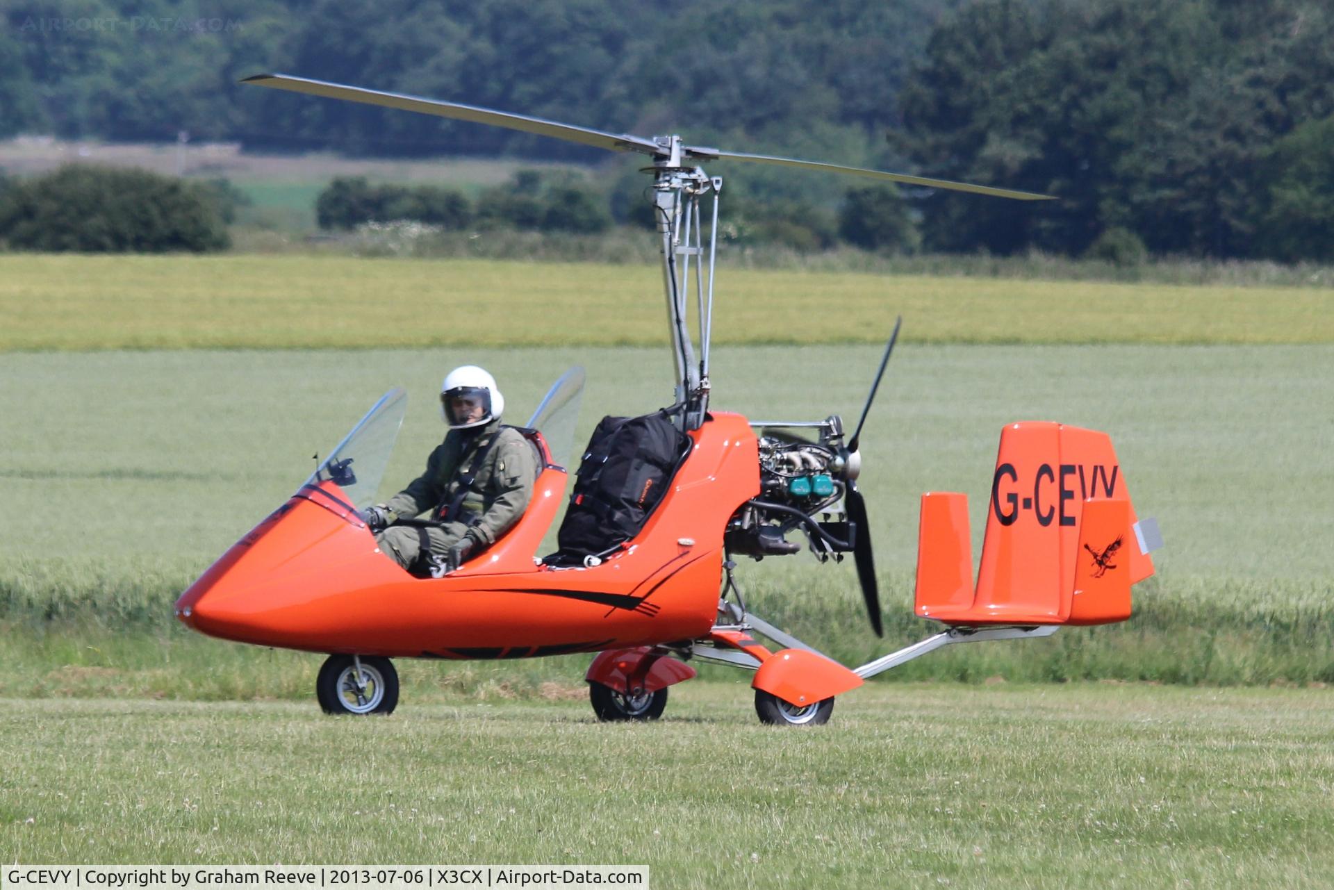 G-CEVY, 2007 Rotorsport UK MT-03 C/N RSUK/MT-03/025, Just landed at Northrepps.