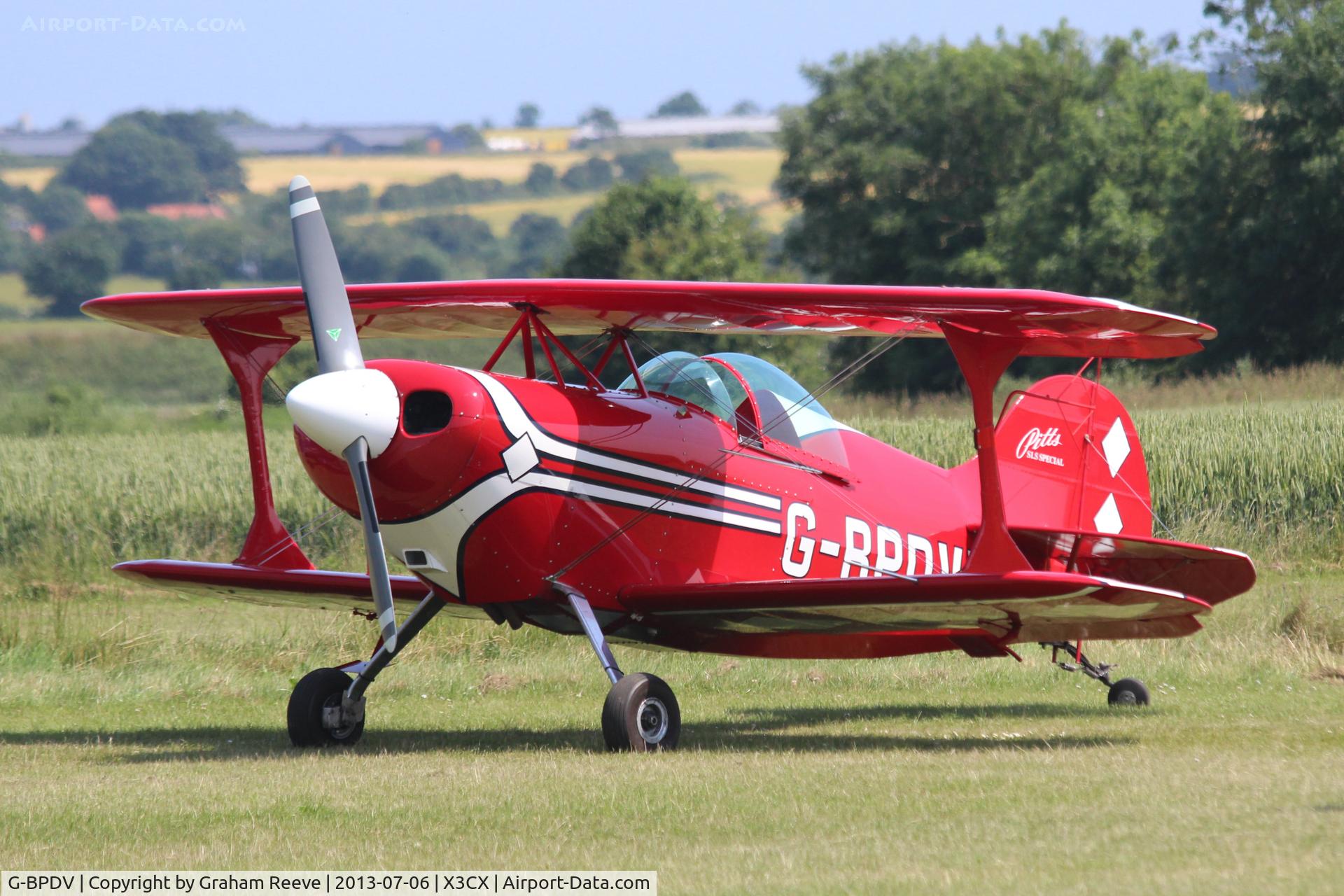 G-BPDV, 1970 Pitts S-1S Special C/N 27P, Parked at Northrepps.