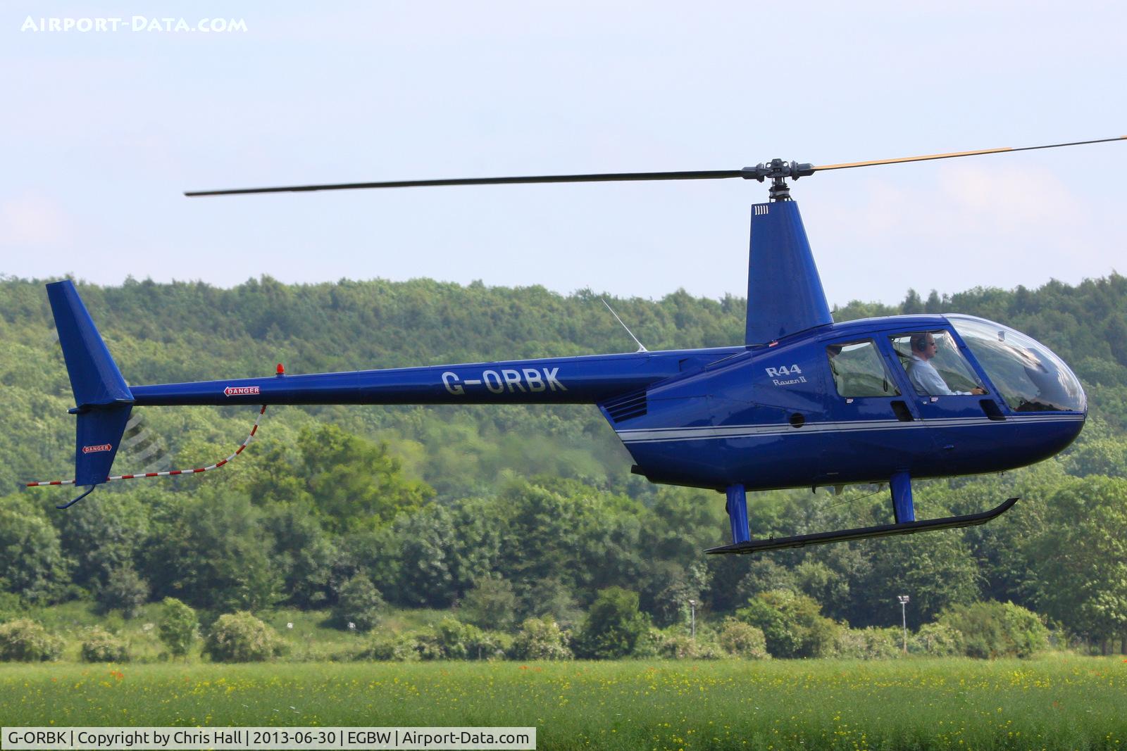 G-ORBK, 2003 Robinson R44 Raven II C/N 10213, T2 Technology Ltd