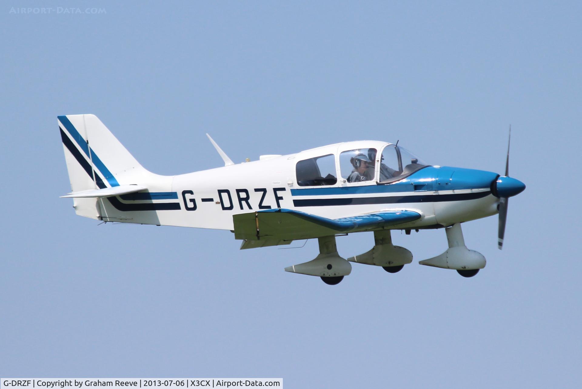 G-DRZF, 1970 CEA DR-360 Chevalier C/N 451, About to touch down at Northrepps.