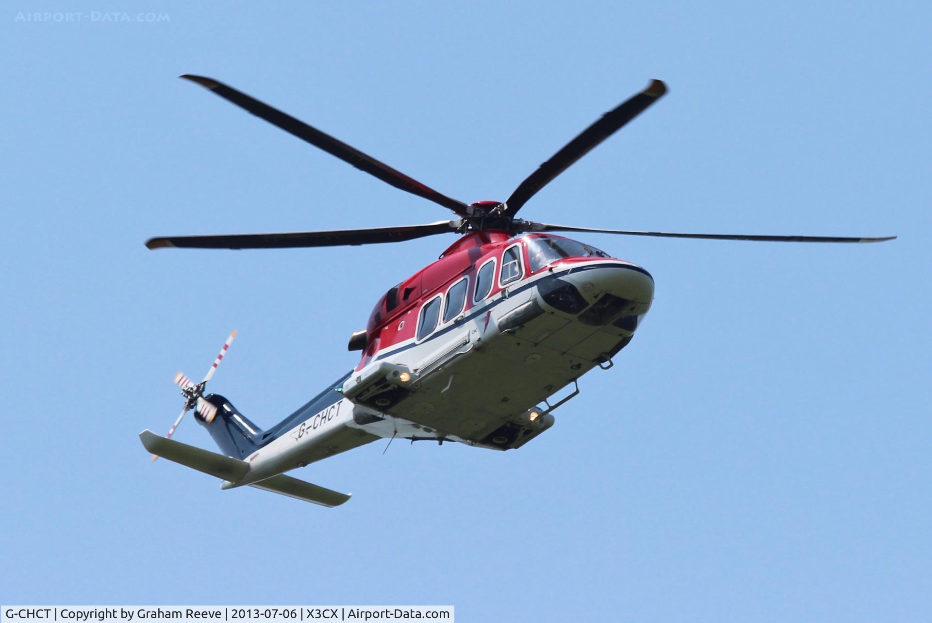 G-CHCT, 2006 Agusta AB-139 C/N 31042, An unusal visitor for Northrepps.
