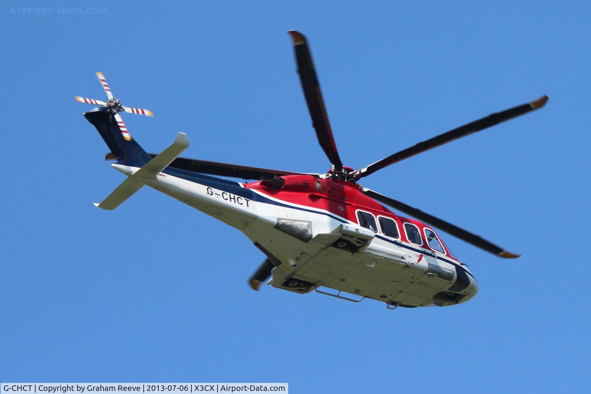 G-CHCT, 2006 Agusta AB-139 C/N 31042, An unusal visitor for Northrepps.