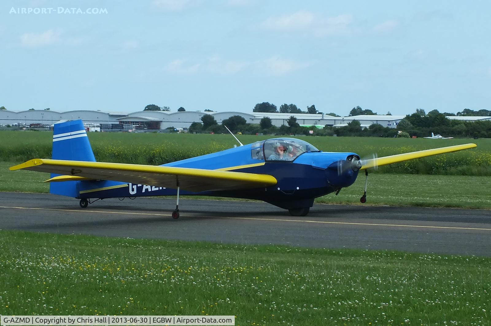 G-AZMD, 1972 Slingsby T-61C Falke C/N 1758, at Wellesbourne Mountford