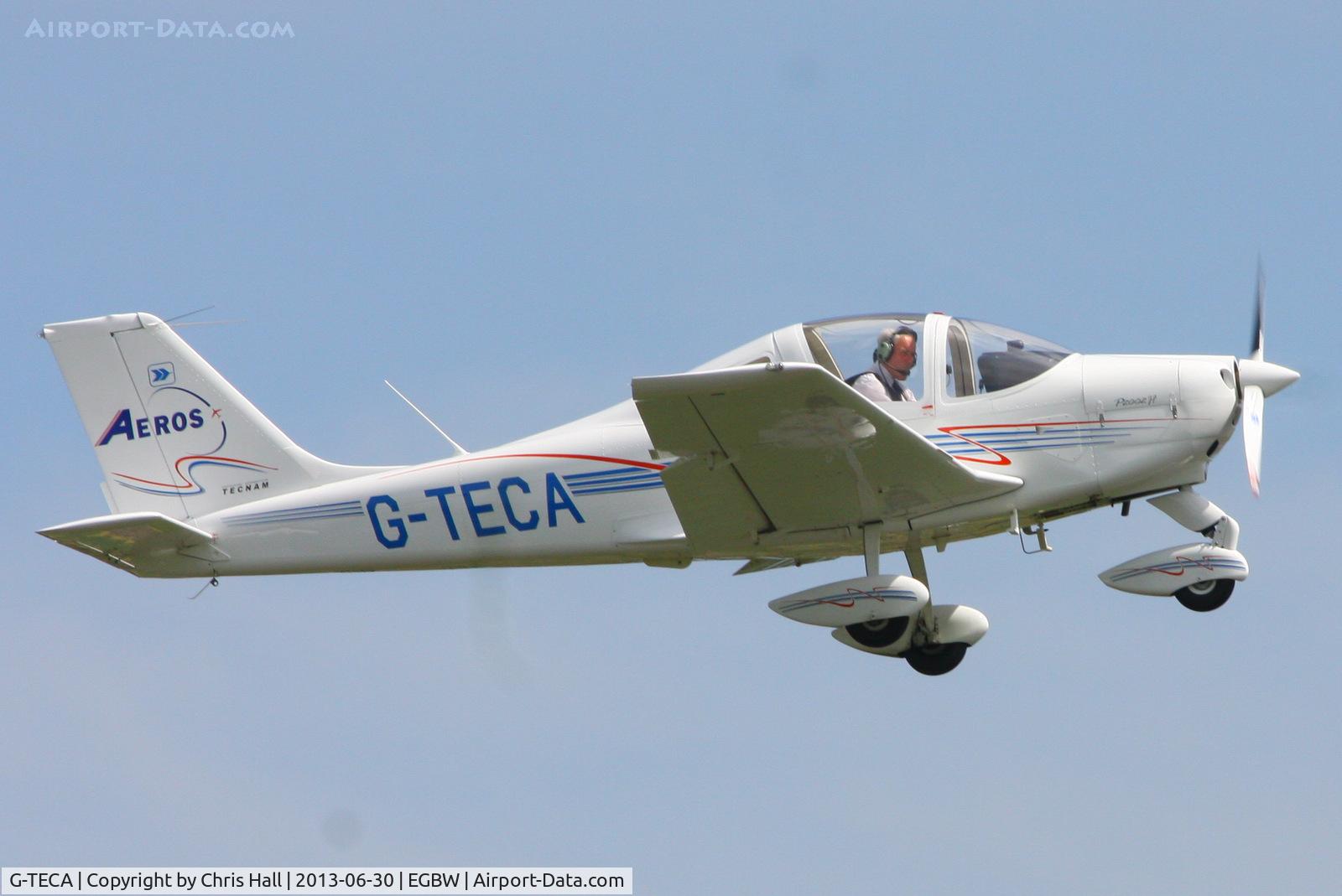 G-TECA, 2012 Tecnam P-2002JF Sierra C/N 218, at Wellesbourne Mountford