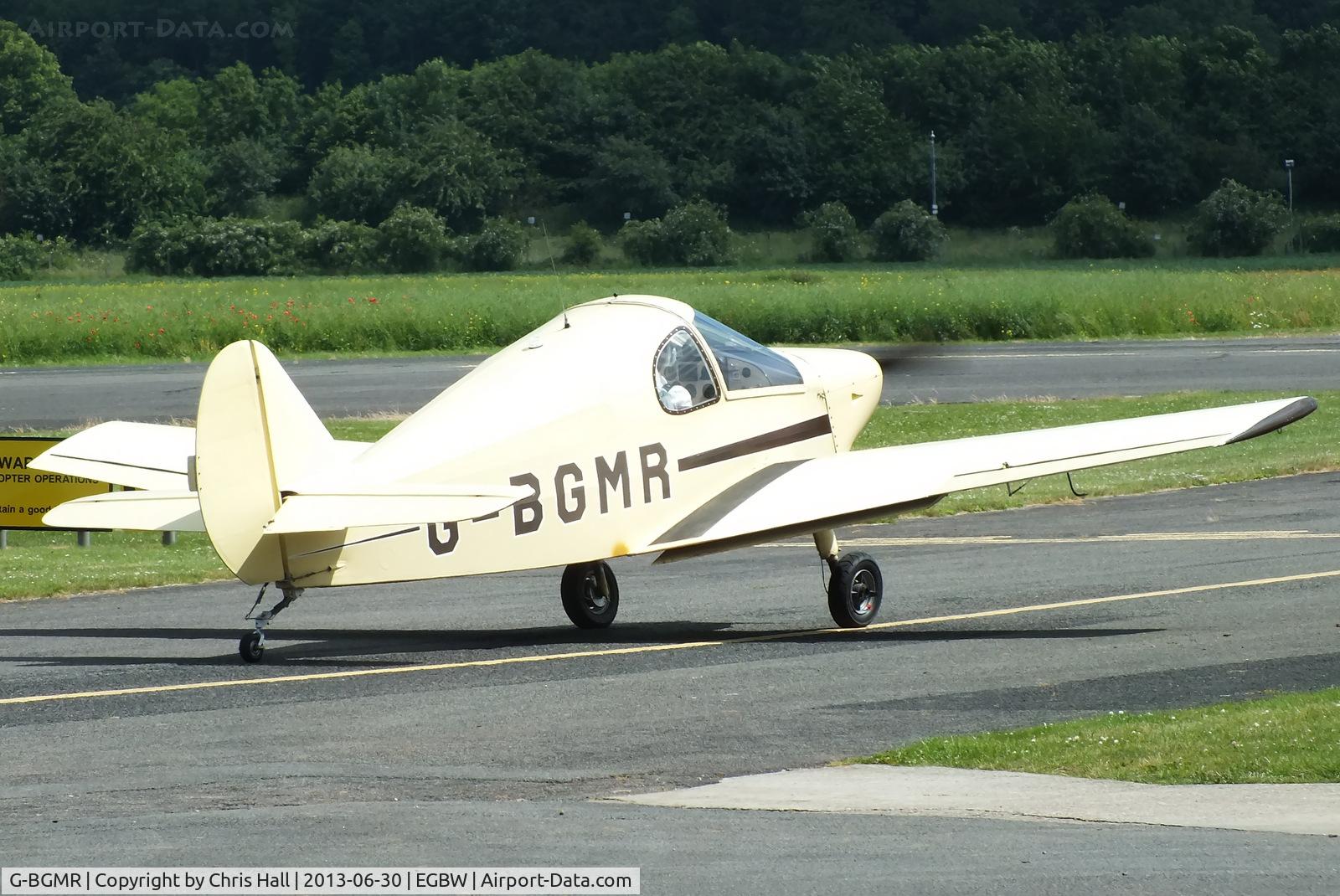 G-BGMR, 1981 Gardan GY-20 Minicab (Barritault JB-01 standard) C/N PFA 056-10153, at Wellesbourne Mountford