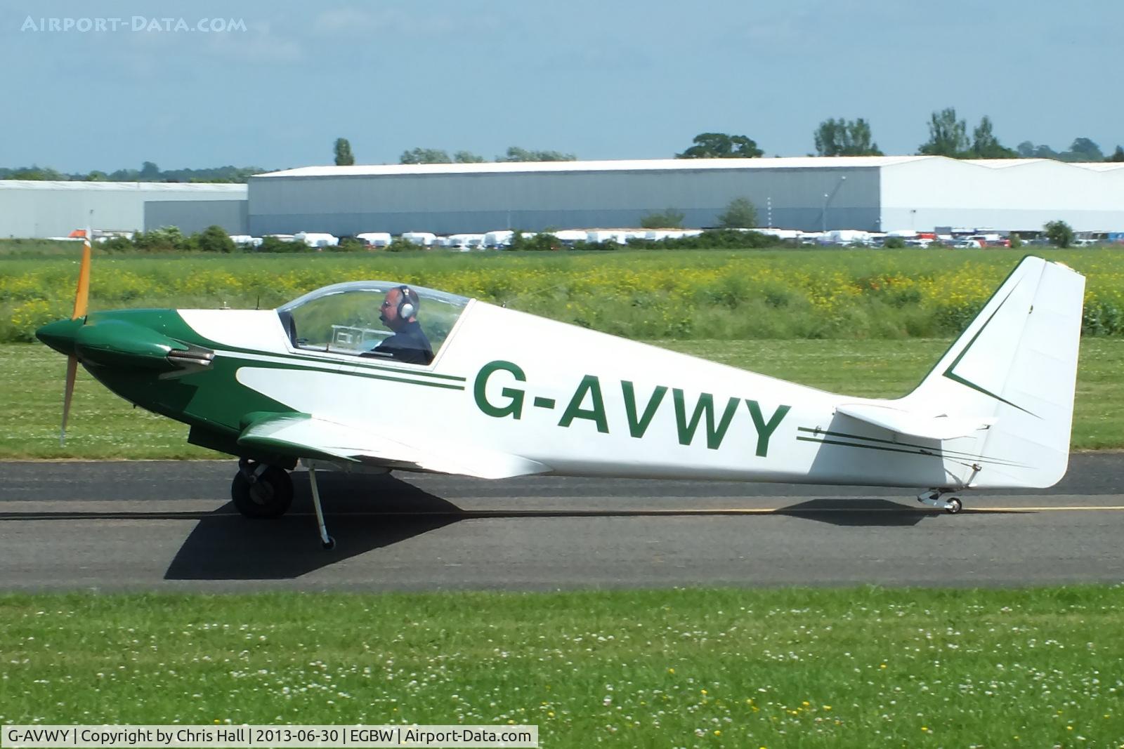 G-AVWY, 1967 Sportavia-Putzer Fournier RF-4D C/N 4031, at Wellesbourne Mountford