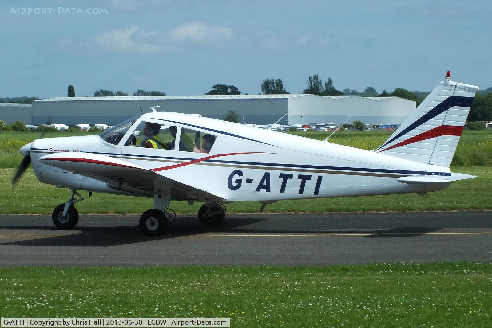 G-ATTI, 1966 Piper PA-28-140 Cherokee C/N 28-21951, at Wellesbourne Mountford
