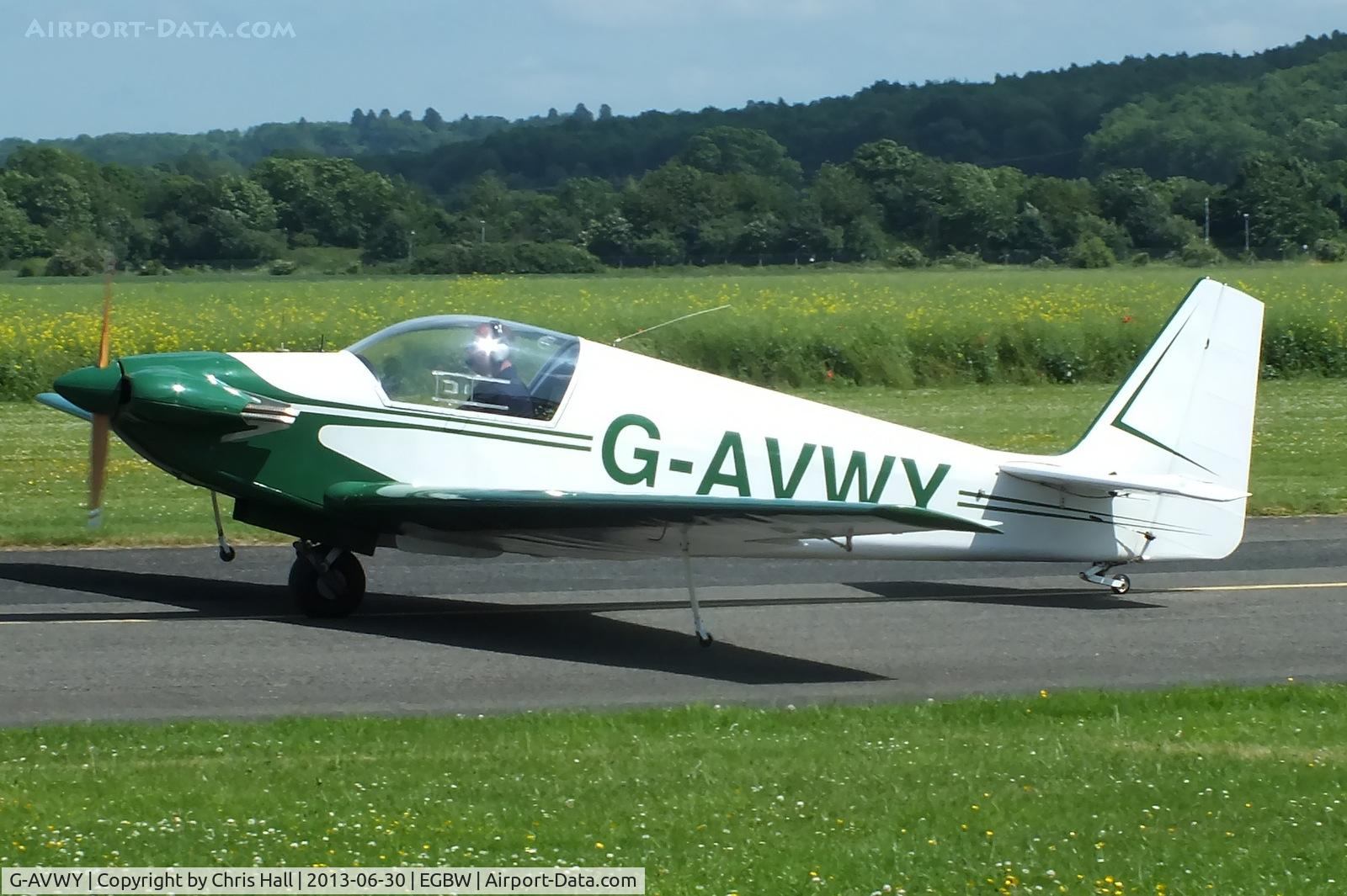 G-AVWY, 1967 Sportavia-Putzer Fournier RF-4D C/N 4031, at Wellesbourne Mountford