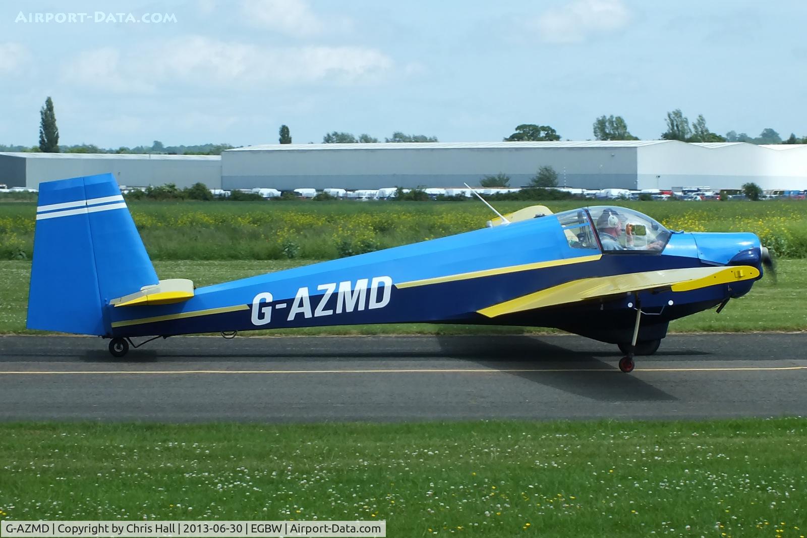 G-AZMD, 1972 Slingsby T-61C Falke C/N 1758, at Wellesbourne Mountford