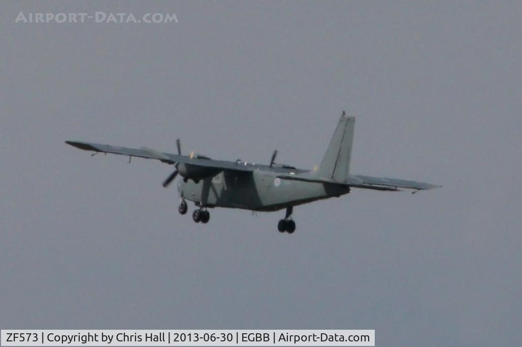 ZF573, Britten-Norman Islander CC.2A C/N 2034, Islander operated by the Army's RAF Northolt Station Flight