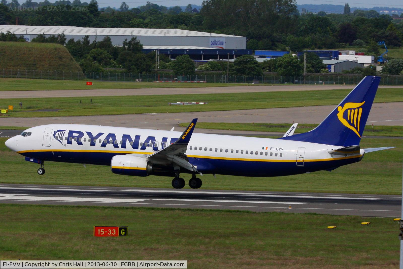 EI-EVV, 2012 Boeing 737-8AS C/N 40314, Ryanair