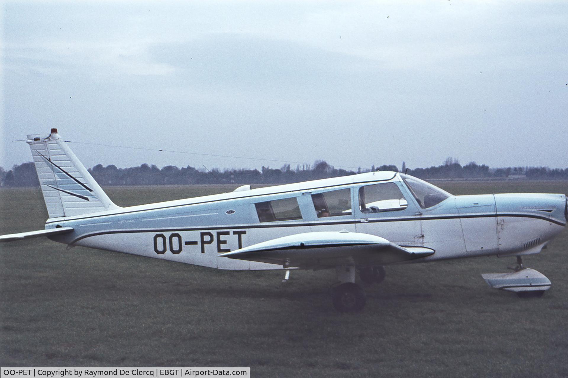 OO-PET, 1967 Piper PA-32-260 Cherokee Six Cherokee Six C/N 32-708, Gent  1968
