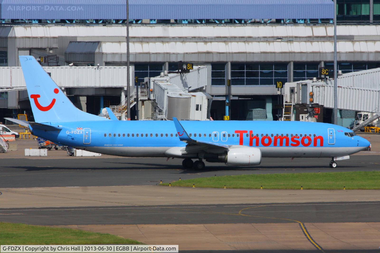 G-FDZX, 2011 Boeing 737-8K5 C/N 37258, Thomson