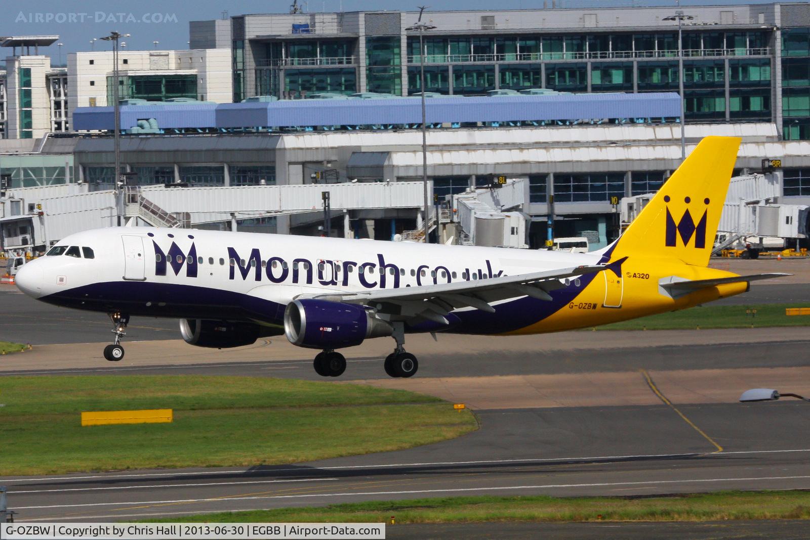 G-OZBW, 2001 Airbus A320-214 C/N 1571, Monarch