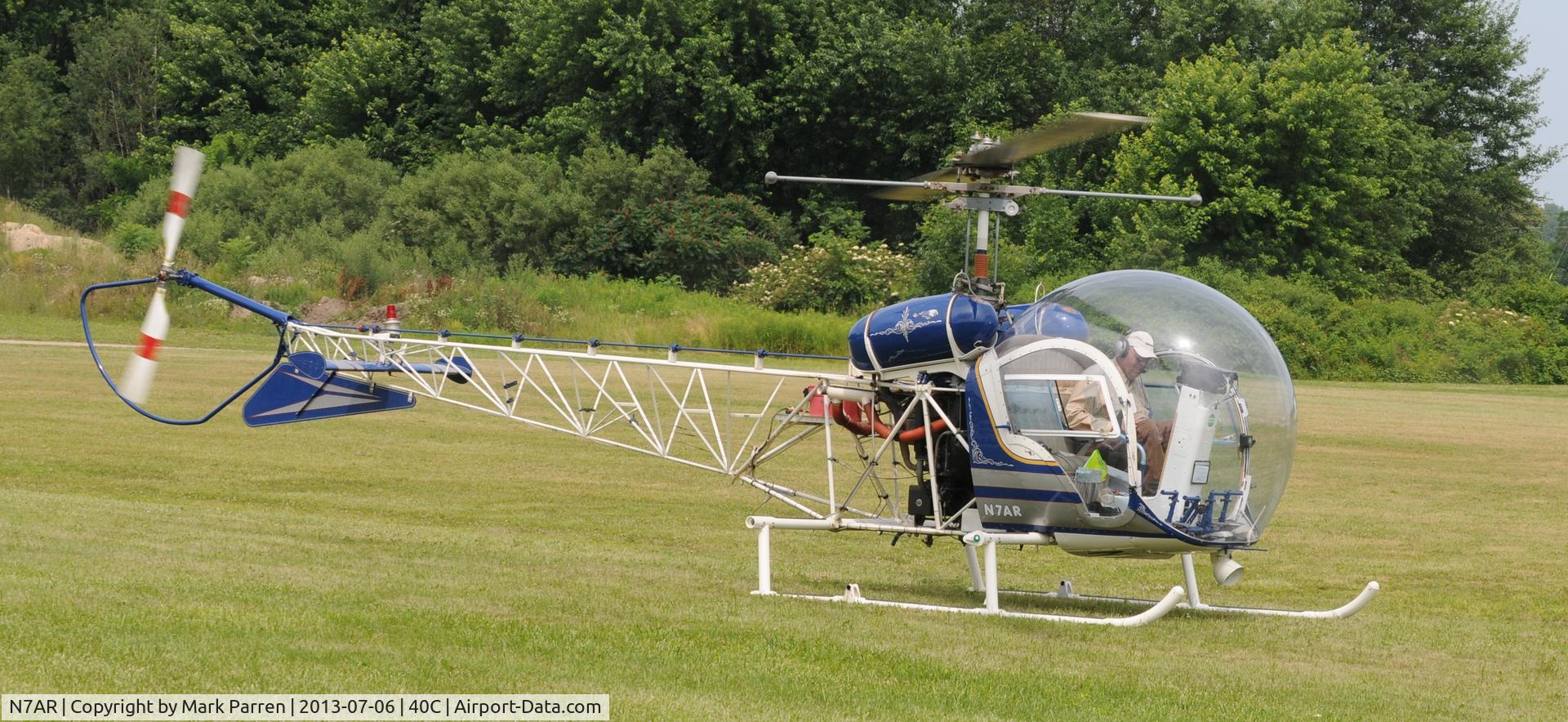 N7AR, 1963 Bell 47G C/N WH5001, Watervliet, Michigan  Fly-IN