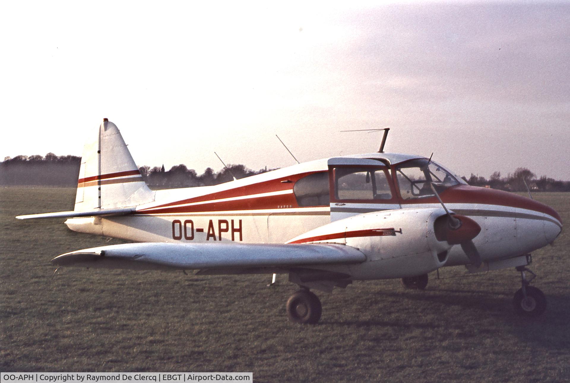 OO-APH, 1955 Piper PA-23 Apache C/N 23-213, Gent  1968