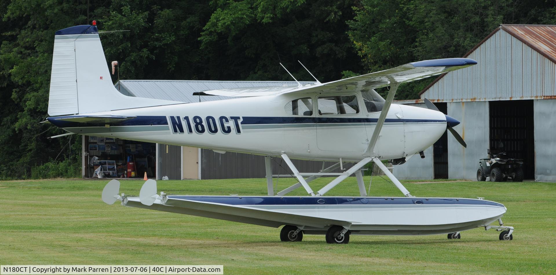 N180CT, Cessna 180B C/N 50632, Watervliet, Michigan Fly-In