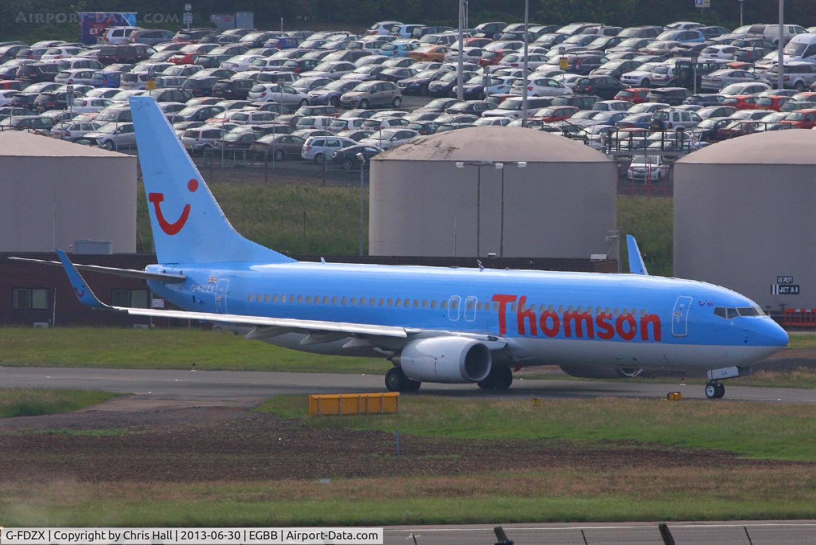 G-FDZX, 2011 Boeing 737-8K5 C/N 37258, Thomson