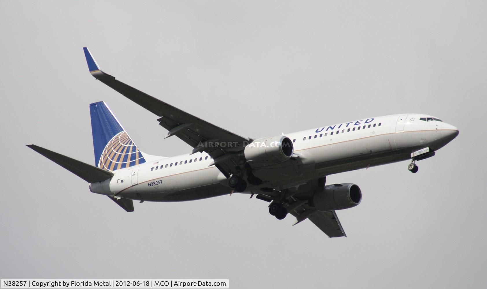 N38257, 2000 Boeing 737-824 C/N 30612, United 737-800