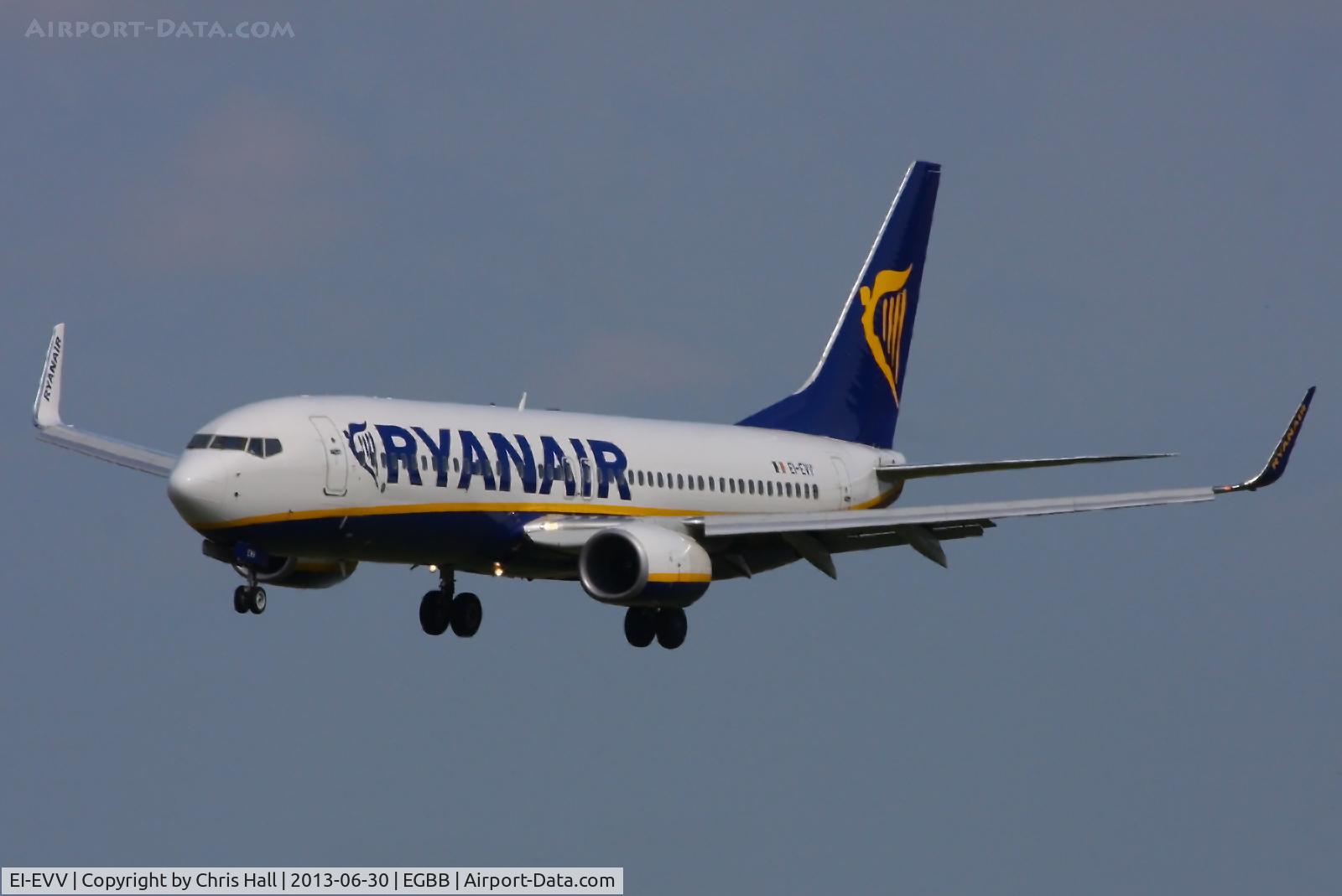 EI-EVV, 2012 Boeing 737-8AS C/N 40314, Ryanair