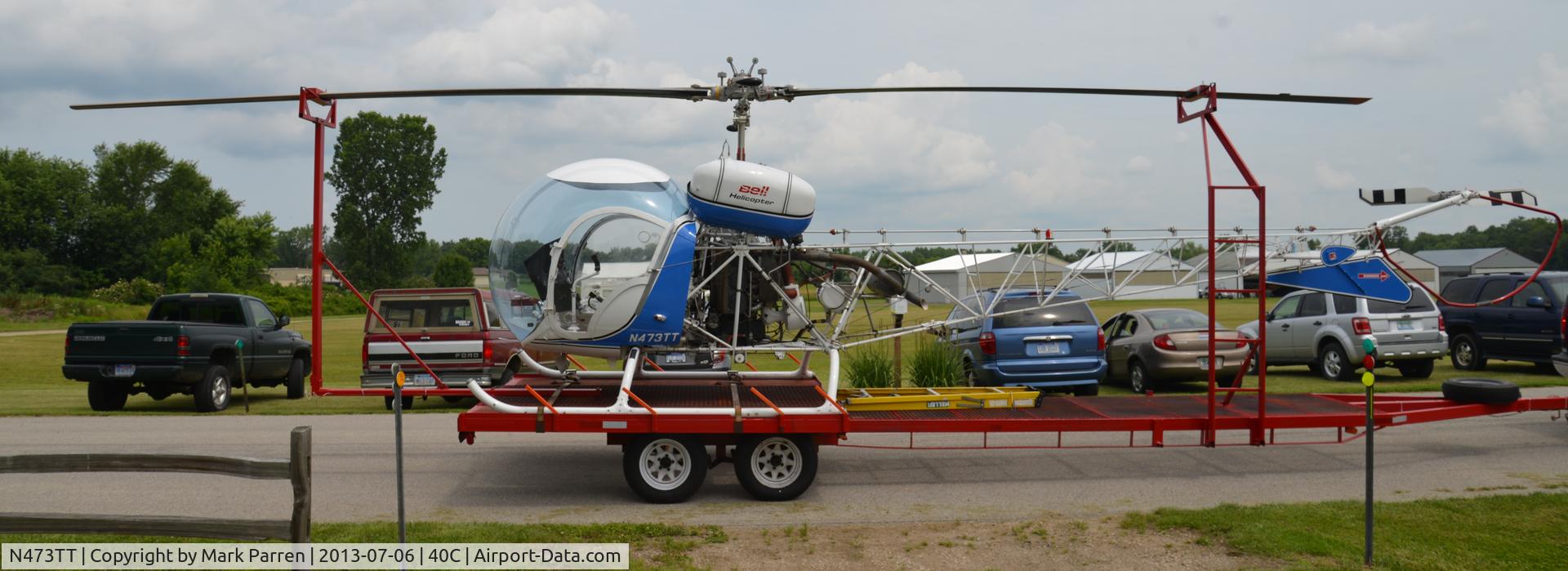 N473TT, 1968 Bell 47G-3B-1 Sioux C/N 3730, Watervliet, Michigan Fly-In