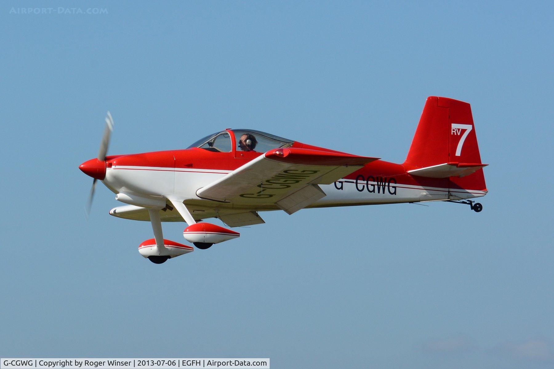 G-CGWG, 2011 Vans RV-7 C/N PFA 323-14486, Resident Vans RV-7.