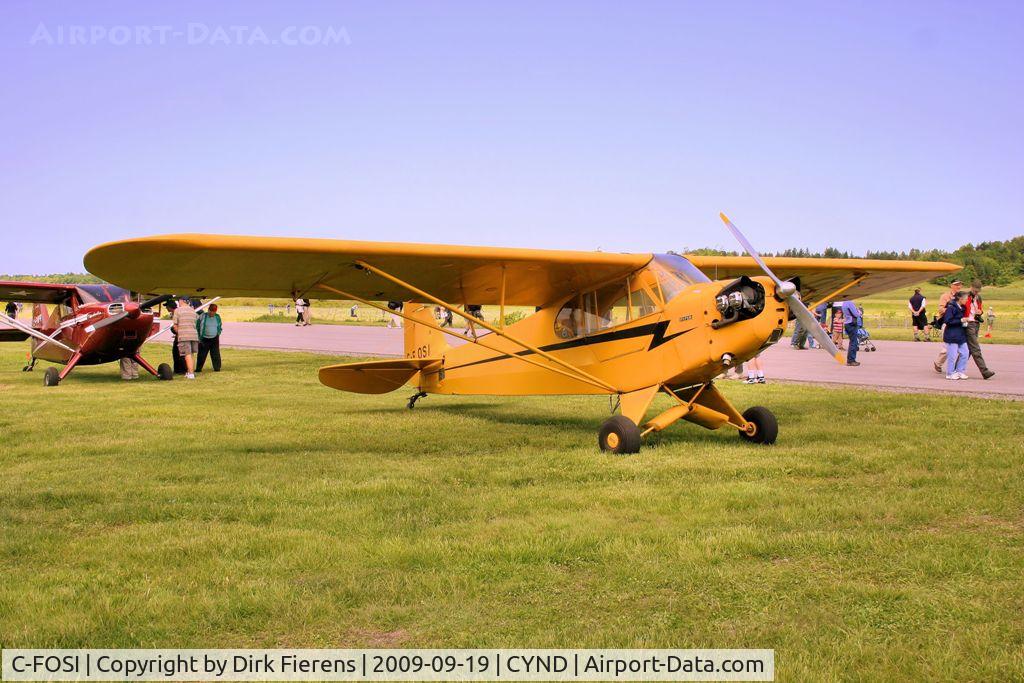 C-FOSI, 1941 Piper J3C-65 Cub Cub C/N 7397, On display at the Vintage Wings of Canada Open House.