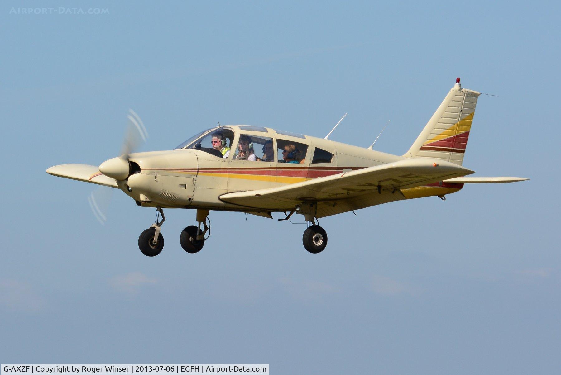G-AXZF, 1970 Piper PA-28-180 Cherokee E C/N 28-5688, Resident Piper Cherokee operated by Cambrian Flying Club.