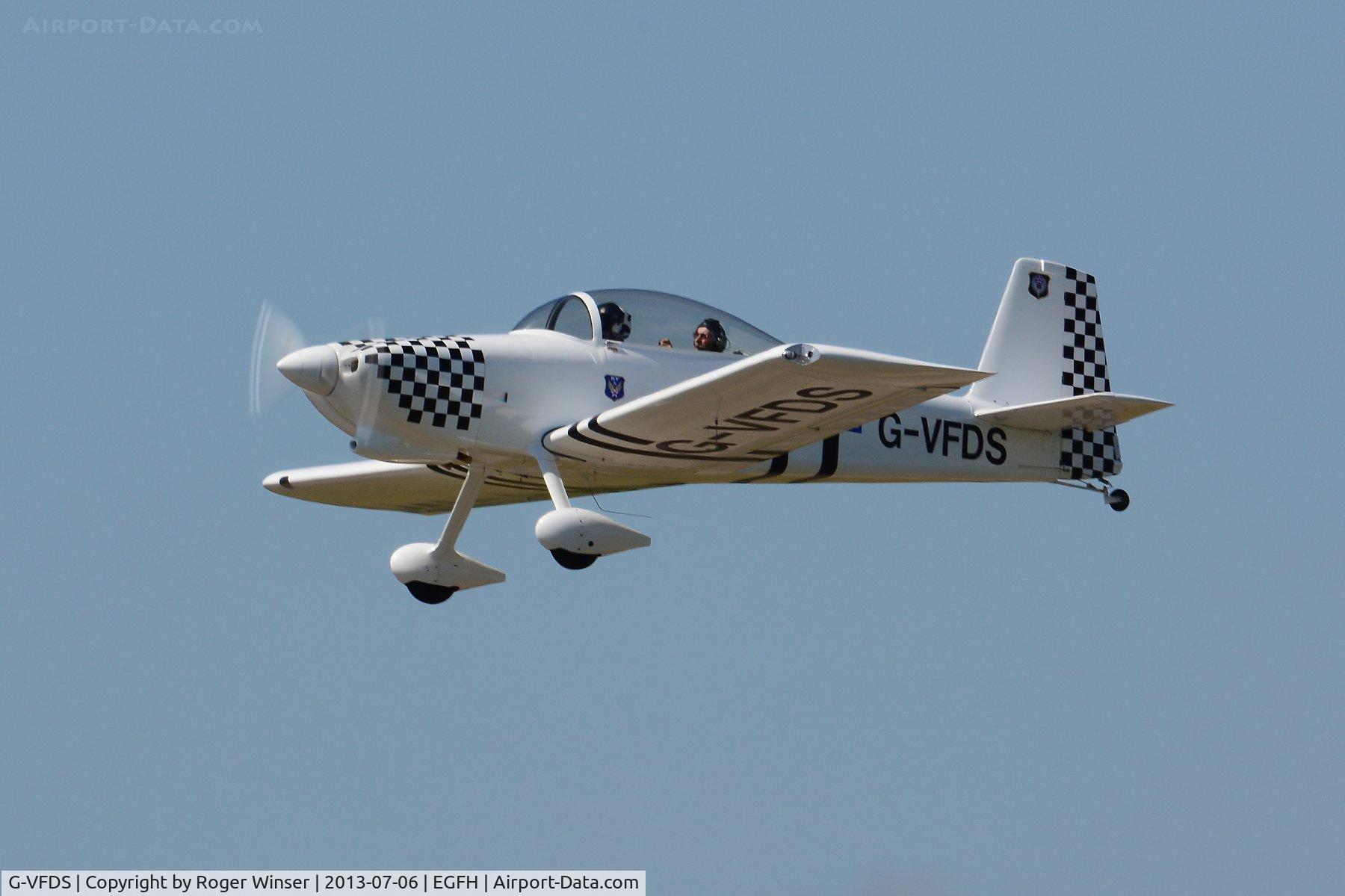 G-VFDS, 2012 Vans RV-8 C/N PFA 303-14637, Resident Vans RV-8.