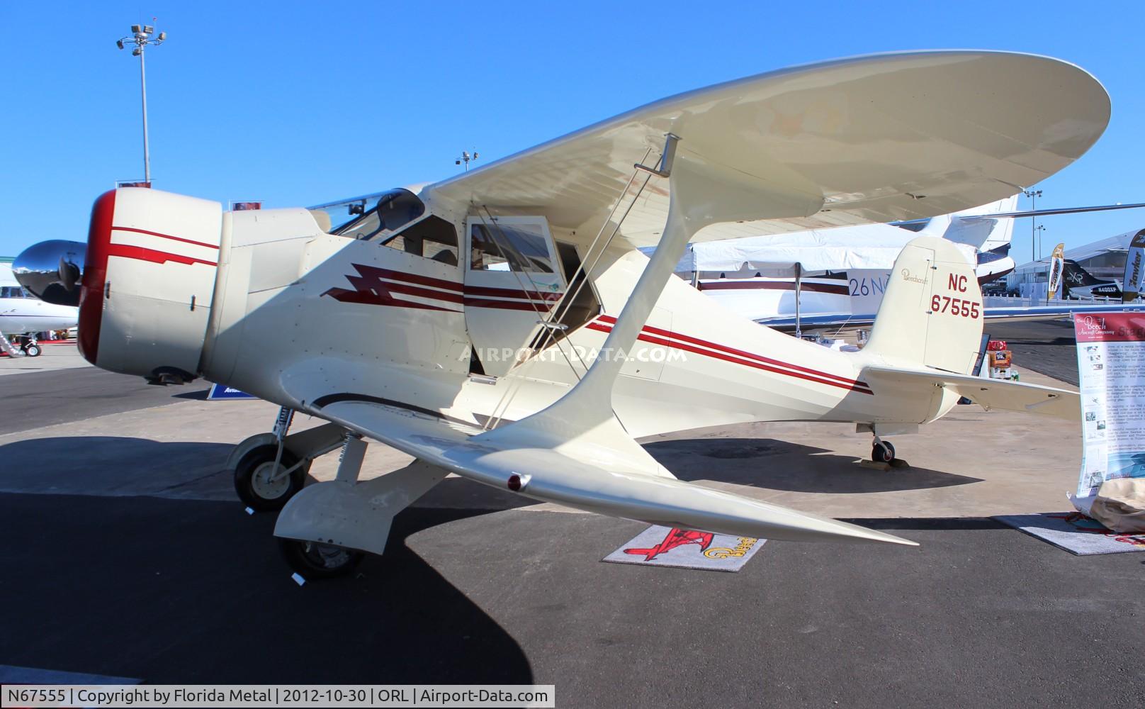 N67555, 1944 Beech D17S Staggerwing C/N 6876, Beech Staggerwing