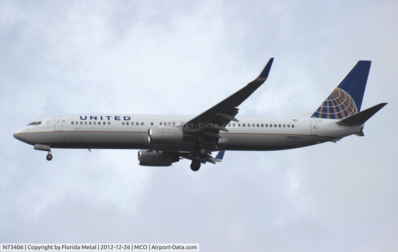 N73406, 2001 Boeing 737-924 C/N 30123, United 737-900