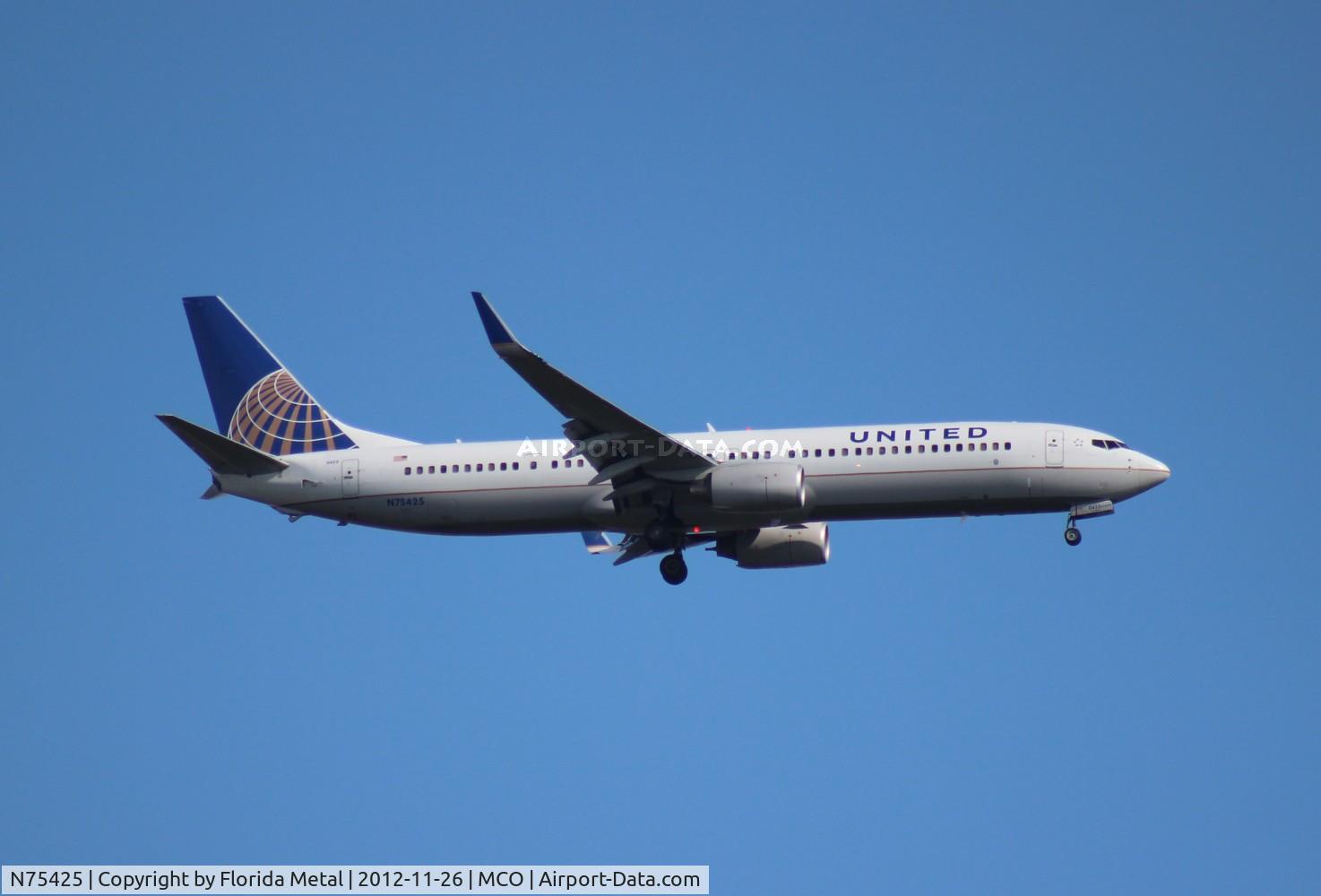 N75425, 2008 Boeing 737-924/ER C/N 33460, United 737-900