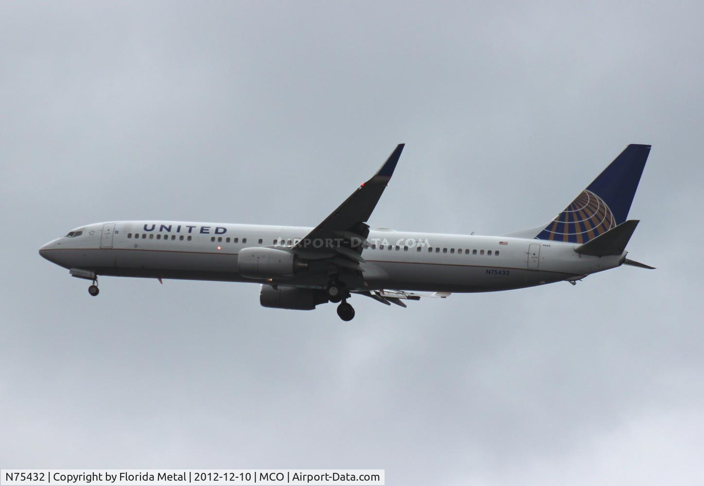 N75432, 2009 Boeing 737-924/ER C/N 32835, United 737-900