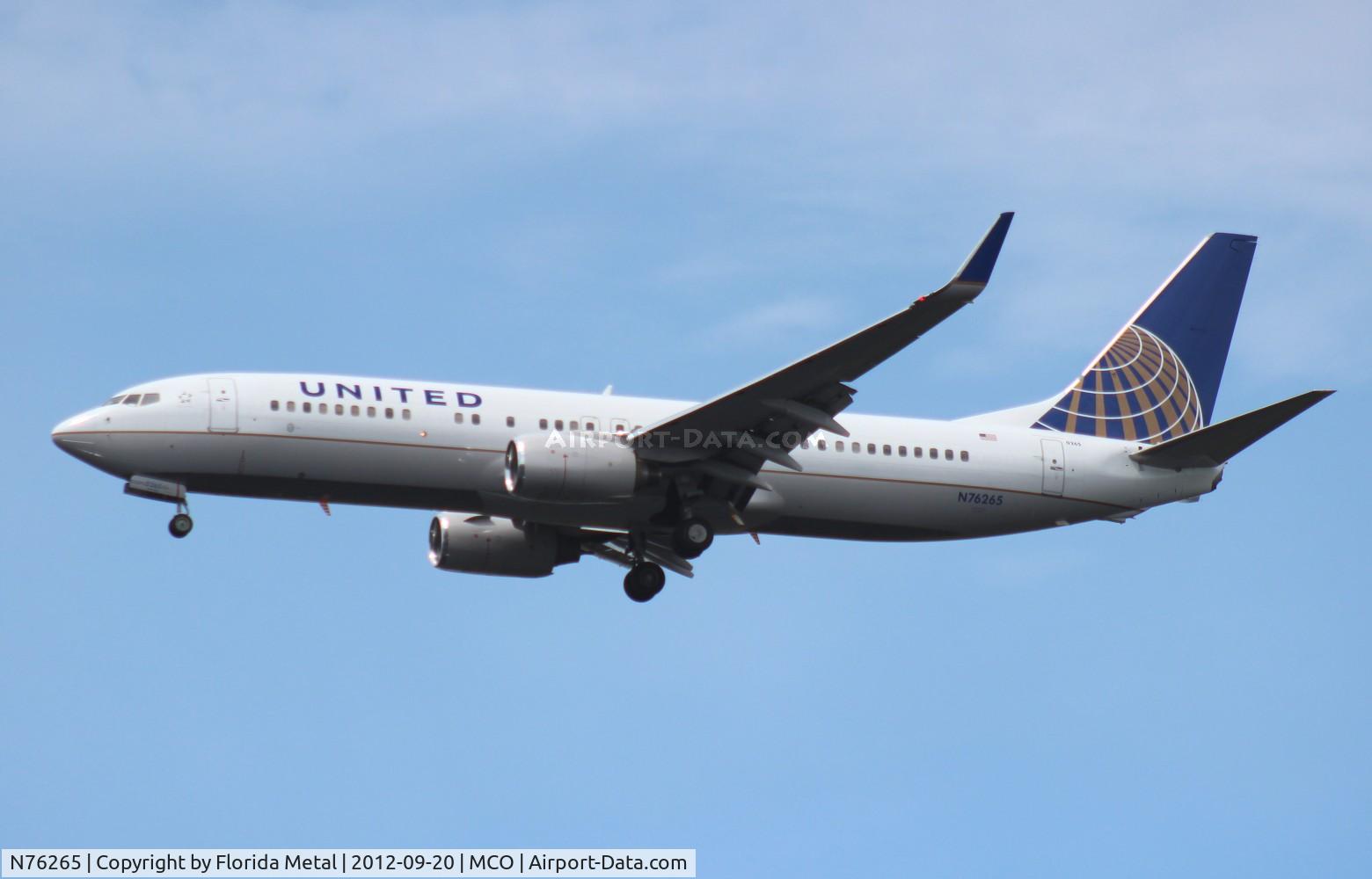 N76265, 2001 Boeing 737-824 C/N 31585, United 737-800