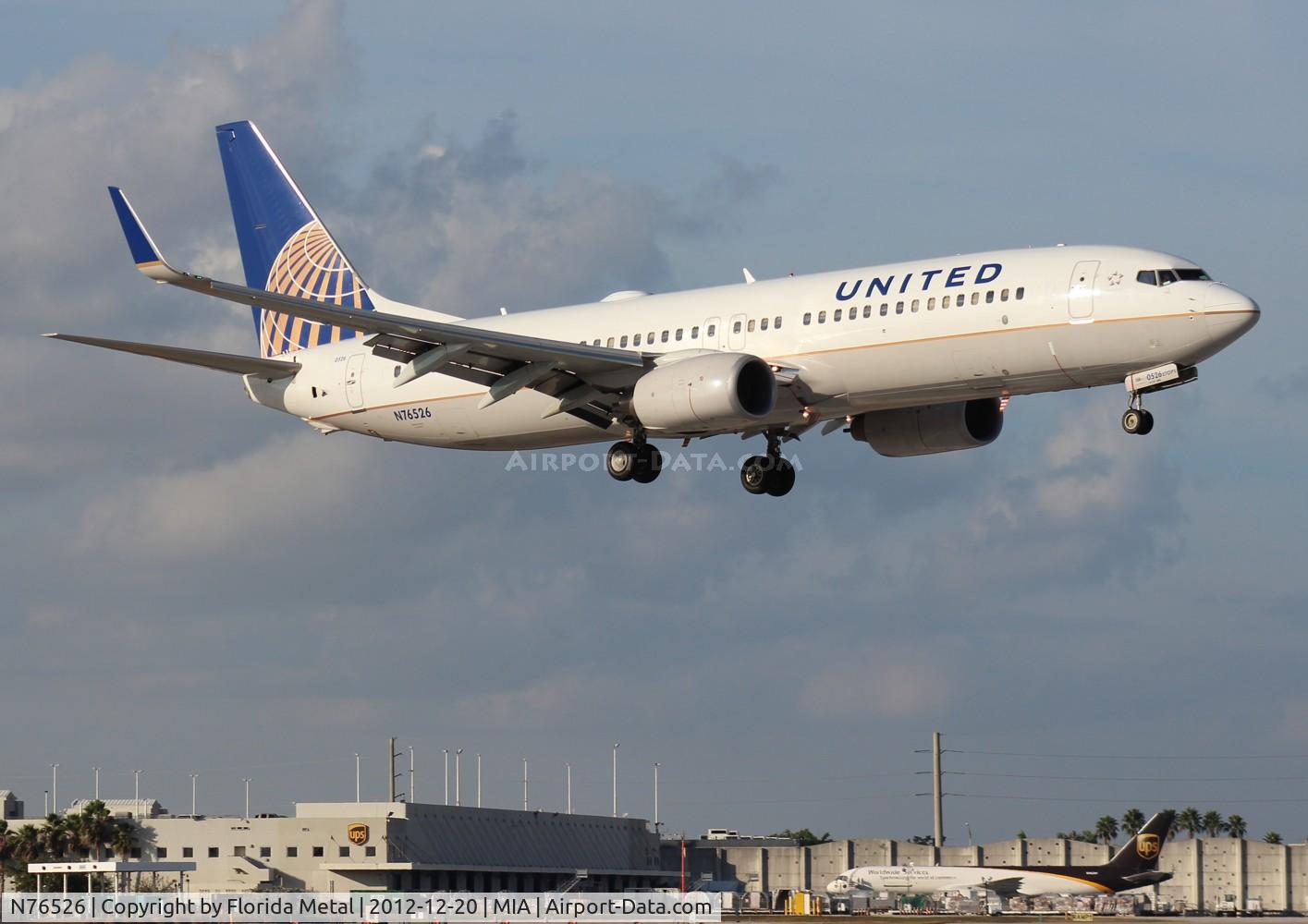 N76526, 2010 Boeing 737-824 C/N 38700, United 737-800