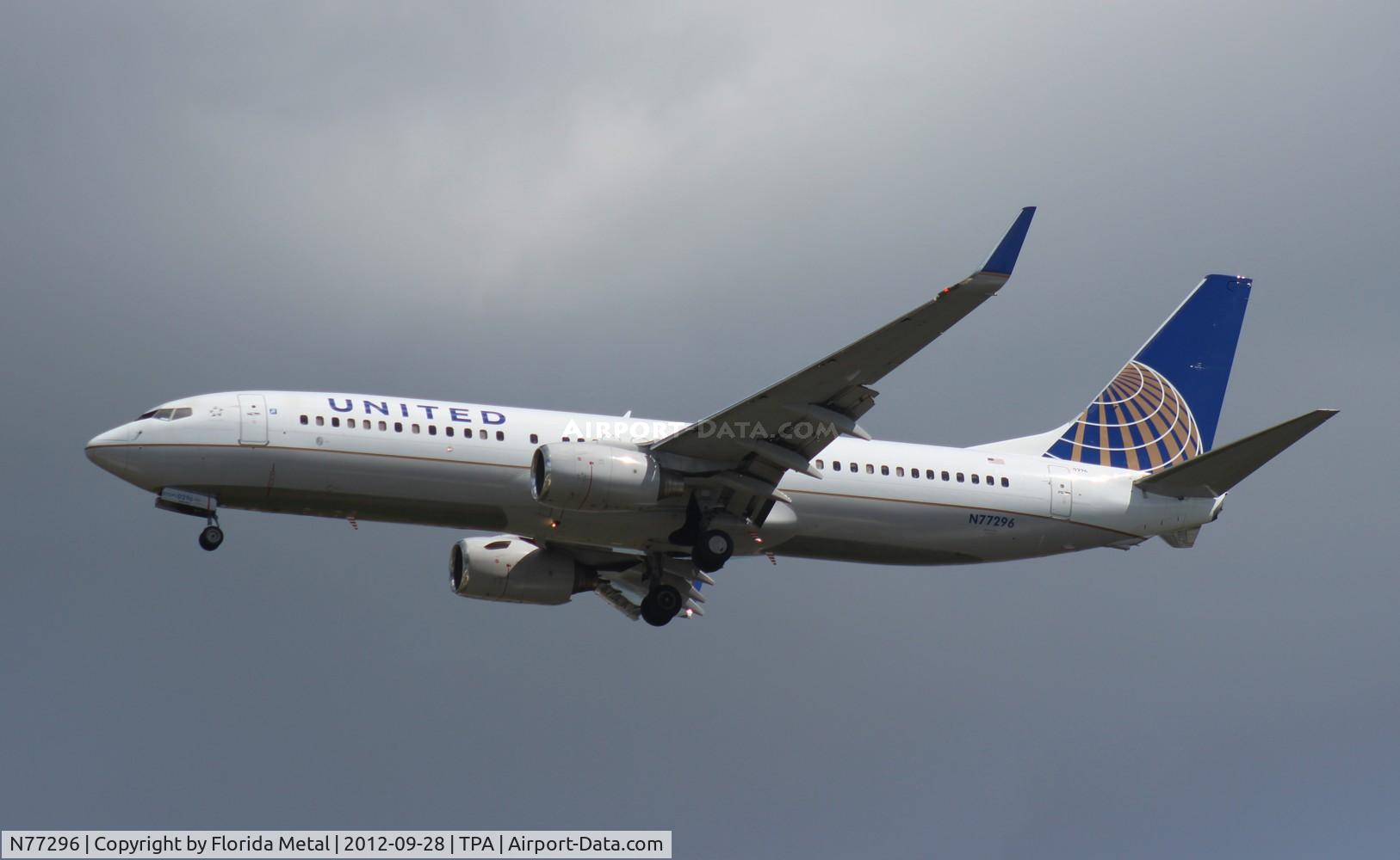 N77296, 2005 Boeing 737-824 C/N 34002, United 737-800