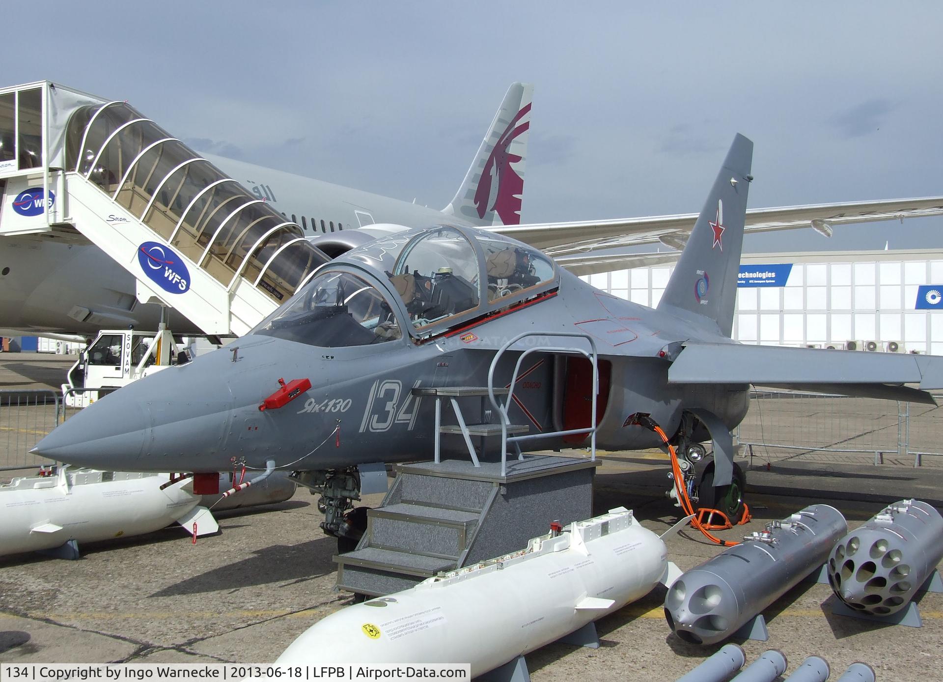 134, Yakovlev Yak-130 C/N 13012101, Yakovlev Yak-130 MITTEN at the Aerosalon 2013, Paris