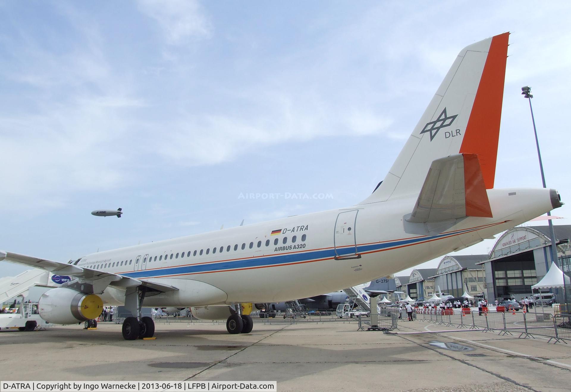 D-ATRA, 1997 Airbus A320-232 C/N 659, Airbus A320 ATRA research-aircraft of the DLR at the Aerosalon 2013, Paris