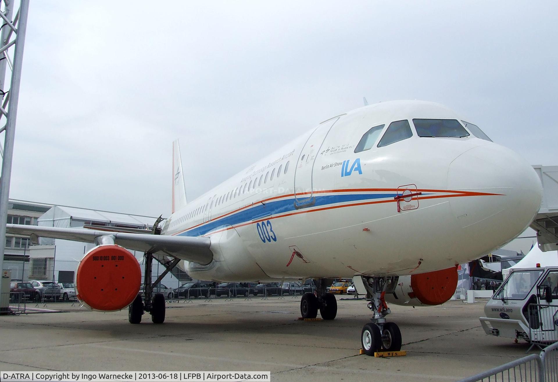 D-ATRA, 1997 Airbus A320-232 C/N 659, Airbus A320 ATRA research-aircraft of the DLR at the Aerosalon 2013, Paris