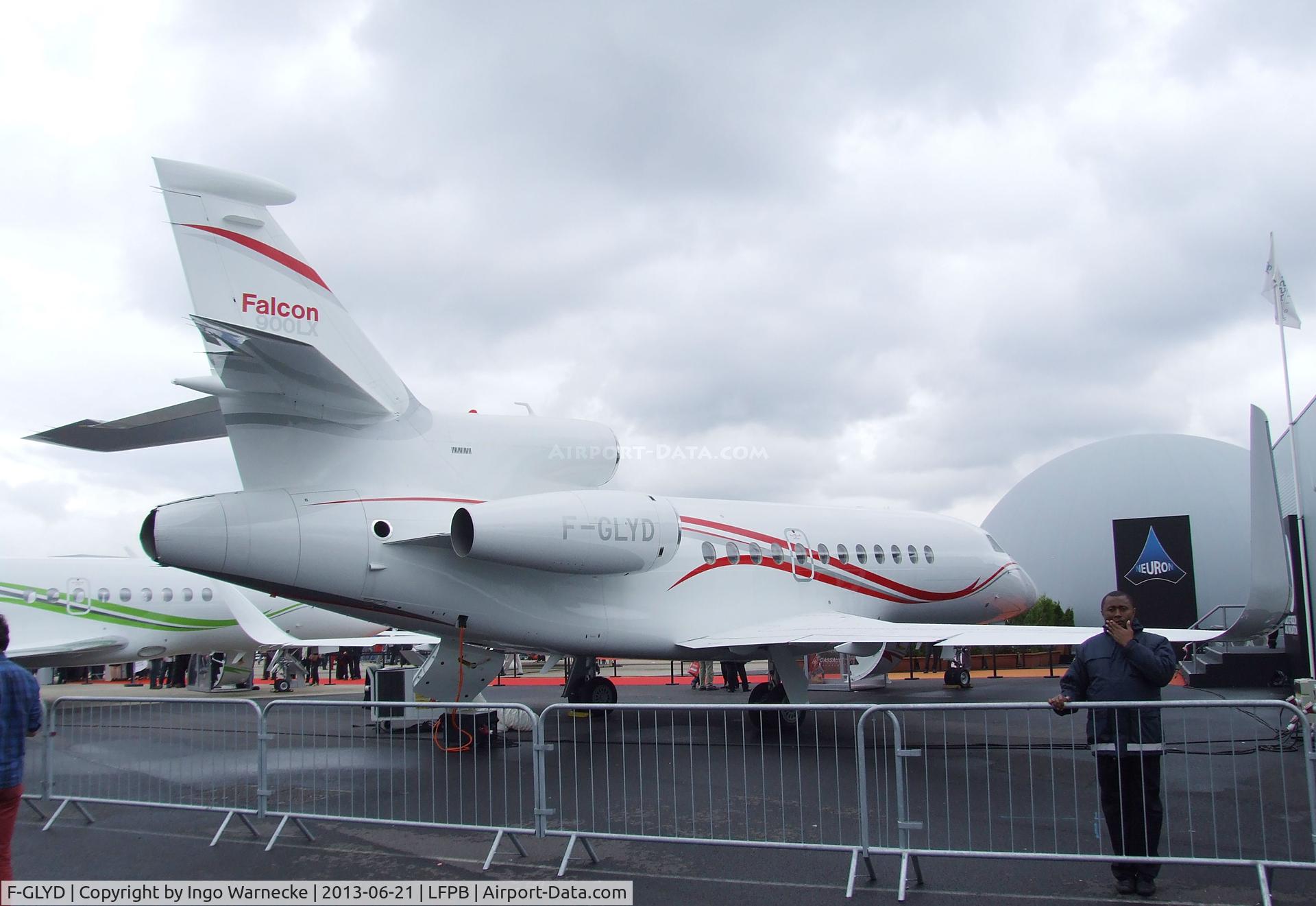 F-GLYD, 2012 Dassault Falcon 900LX C/N 263, Dassault Falcon 900LX at the Aerosalon 2013, Paris