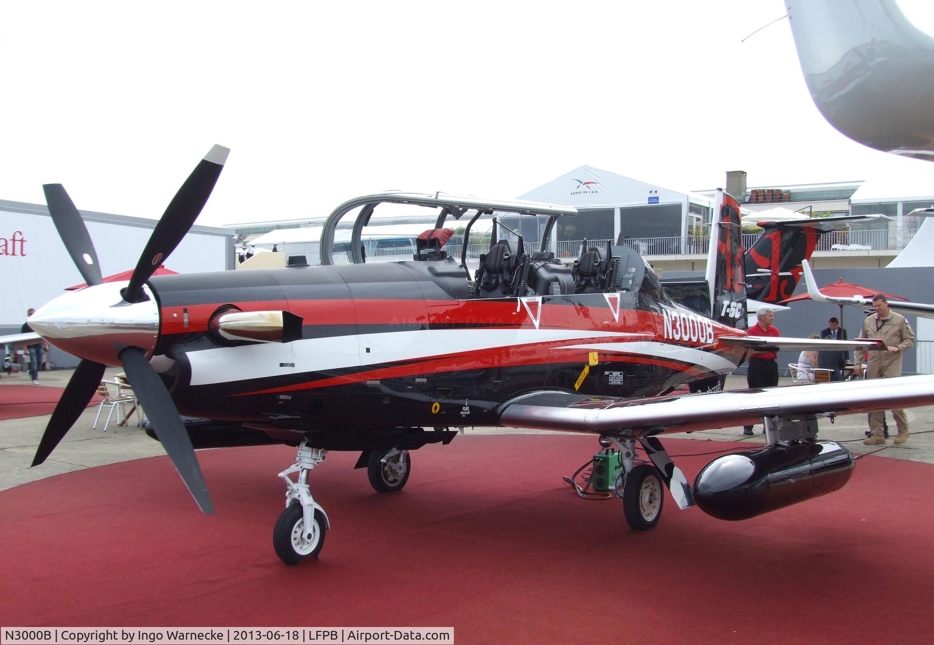 N3000B, 2006 Raytheon 3000 (T-6) C/N PH-1, Raytheon 3000 at the Aerosalon 2013, Paris