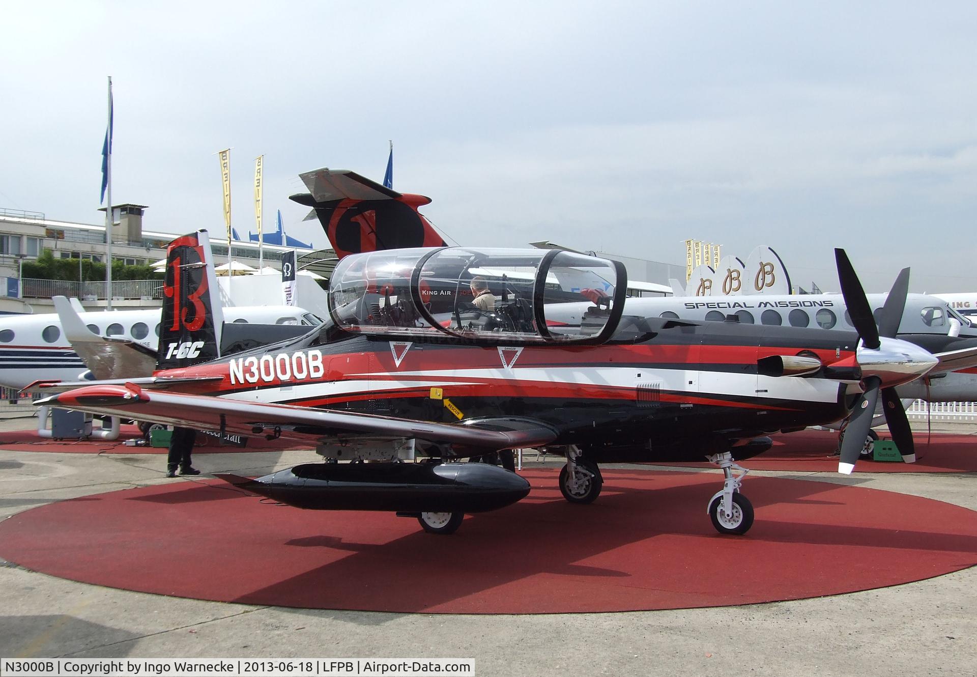 N3000B, 2006 Raytheon 3000 (T-6) C/N PH-1, Raytheon 3000 at the Aerosalon 2013, Paris