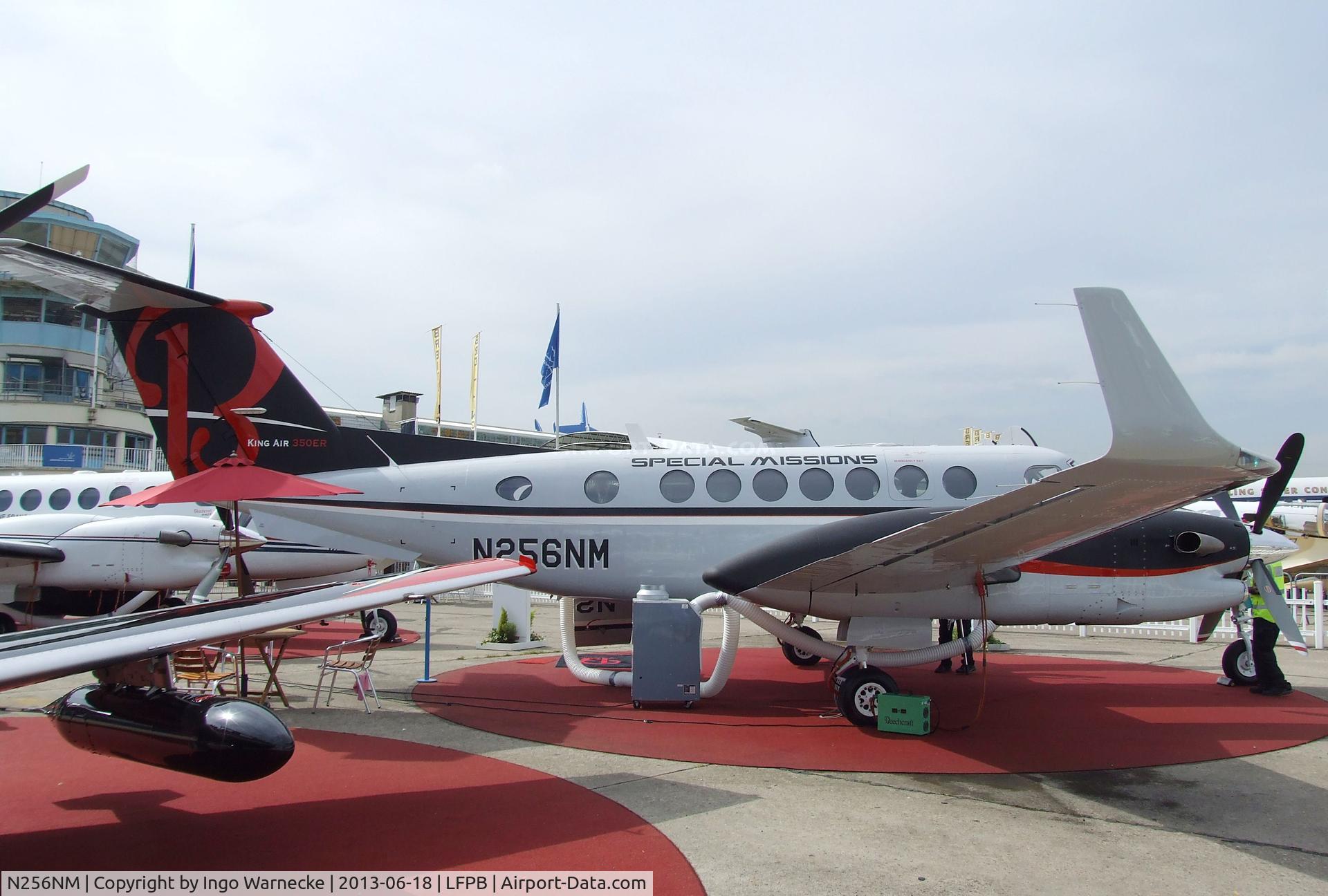 N256NM, 2012 Hawker Beechcraft 350i Super King Air (B300) C/N FL-777, Beechcraft B300 King Air 350ER Special Missions at the Aerosalon 2013, Paris