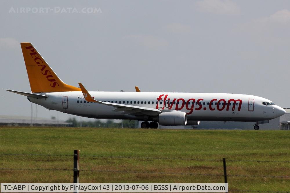TC-ABP, 2010 Boeing 737-82R C/N 40876, At STN