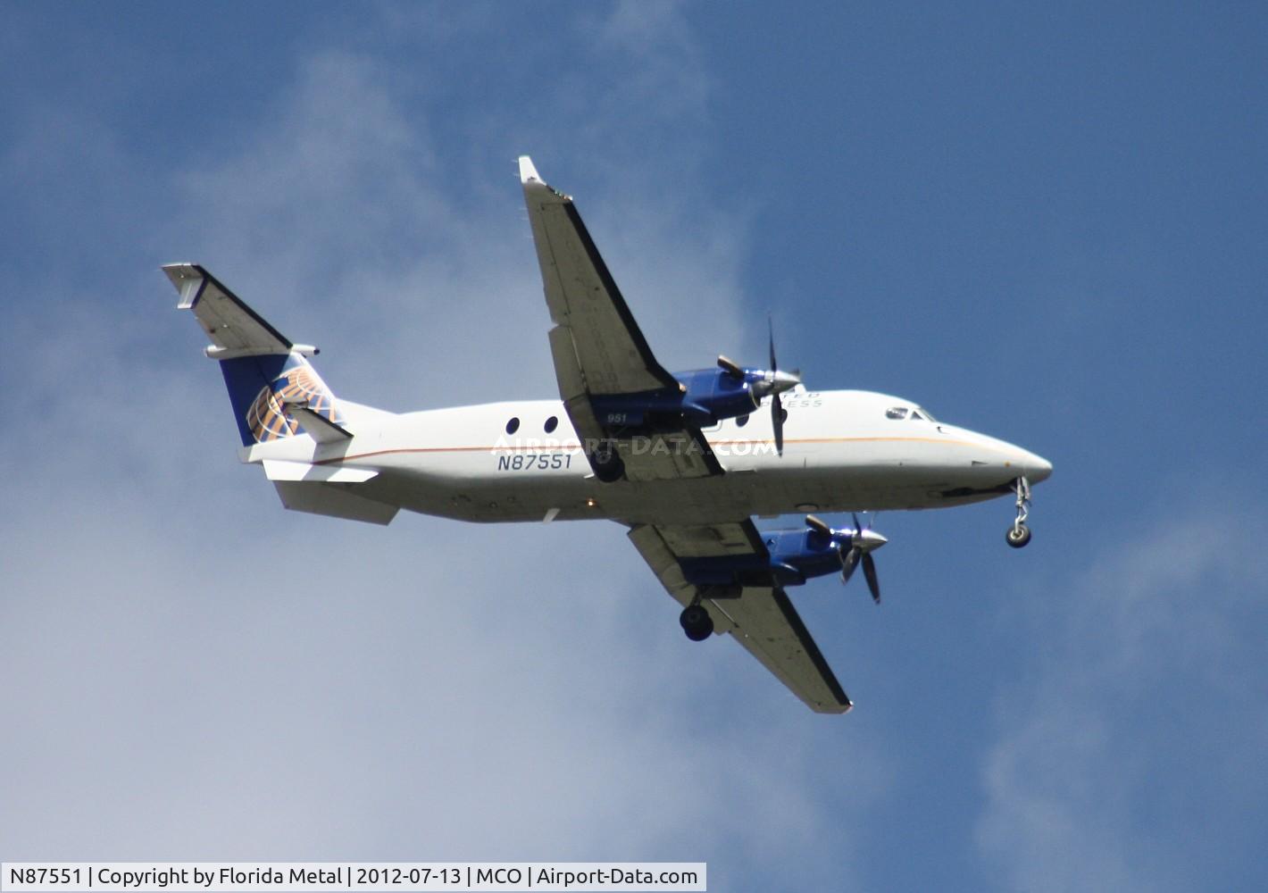 N87551, 1996 Beech 1900D C/N UE-206, United Express Beech 1900
