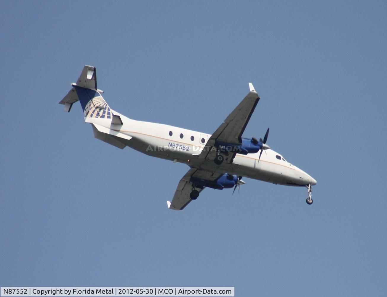 N87552, 1996 Raytheon Aircraft Company 1900D C/N UE-216, Continental Connection B1900D